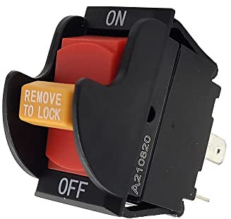HAKATOP SW7B On-Off Toggle Switch 2 Prong for Delta, Aftermarket Replaces Parts Ryobi Table Saws Drill Press Delta 489105-00 46023 Switch