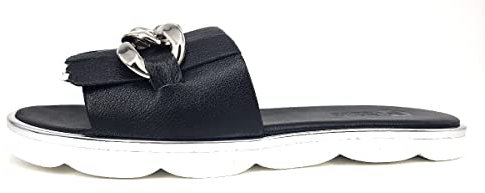 Maca Kitzbühel Damenschuhe Hausschuhe Pantolette Schwarz Freizeit, Schuhgröße:40 EU