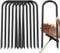 Erdanker Bodenanker, zeltheringe Heringe，hoher Wind, robuste Trampolin Erdanker, verzinkter Stahl, Windpfähle für Trampolin (schwarz, U-Typ, 8 Stück)
