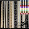 EASYHomefashion Bellarty Vorhang nach Maß Verdunkelungsvorhang Verdunkelungs Vorhänge maßgefertigt Dekoschal Gardine Blickdicht Blackout Roma Gold-schwarz 225 x 145 cm