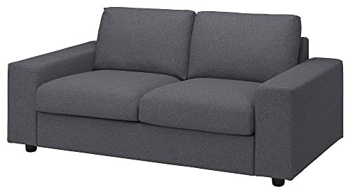 Ikea VIMLE 2-Sitzer-Sofa, mit breiten Armlehnen Gunnared/mittelgrau