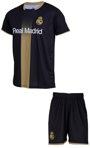 Real Madrid Trikot für Kinder, offizielle Kollektion, Schwarz , 6 Jahre