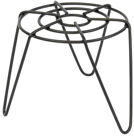 WAGNER Pflanzenständer - HAIRPIN STYLE - Ø 22/30 x 20 cm, für Außenbereich + Innenbereich, Blumenständer aus pulverbeschichtetem Stahldraht, Tragkraft 40 kg - 25052001