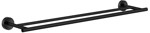 Smedbo Home Doppelte Handtuchstange schwarz HB3364