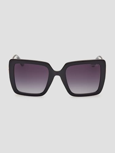 GUESS Unisex GU00103 Sonnenbrille, Shiny Black, 52