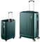 Easy Move ABS Hartschalenkoffer - Ergonomisch & Sicher - Mittelgroßer Trolley Koffer mit 360° Rädern, Zahlen-Schloss - Rollkoffer, Reisekoffer Medium (Dark Green, 65cm)