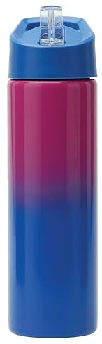 Smash BT-1141 750ml-Blue Magenta Stainless Steel Water Bottle, 750 milliliters