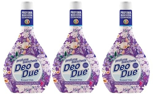 DEO DUE PROFUMA BIANCHERIA BOUQUET VIOLA 250 ML CONFEZIONE DA 3 PEZZI