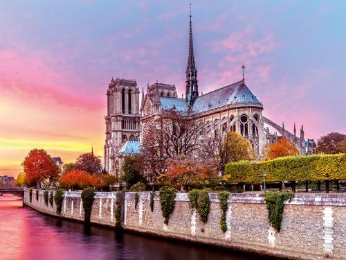 Ravensburger Puzzle für Erwachsene, 1500-teiliges Puzzle, malerische Notre Dame, Erwachsene und Kinder ab 14 Jahren, hochwertiges Puzzle 80 x 60 cm, Städte und Monumente, 12000712