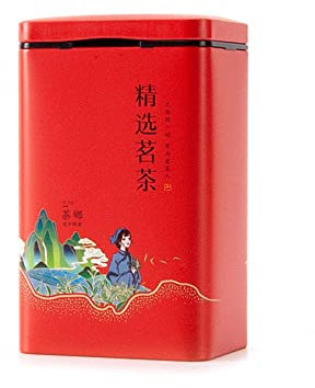 Tea Airtight Container Japanese Exquisite Tinplate Storage For Tea Packaging White Tea Longjing Black Tea Tin