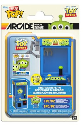 Funko Bitty POP! Arcade: Disney Pixar Toy Story - Alien - Glow in the Dark | Official Owned IP Merch - Collectable Toy - Birthday Gift Idea for Fans and Collectors