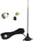 Bingfu Fm Antenna Replacement for Home Stereo Receiver Indoor Telescopic Fm Radio Antenna Compatible with Pioneer Onkyo Yamaha Marantz Sherwood Digital HD Radio Bluetooth AV Audio Video Theater Tuner