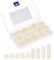 PATIKIL M4 Nylon Spacer Set, 180Pcs Non-Threaded ABS Round Spacer Standoff Assortment Electrical Outlet Spacers for PCB Motherboard, Circuit Board, Switch and Receptacle, White