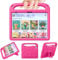 Telaso Case for iPad (A16) 11th Generation (11-inch, 2025), iPad 10th Generation Case(10.9-inch, 2022) with Kickstand Pencil Holder and Handle, Shockproof Light Weight Tablet Cover, Hot Pink