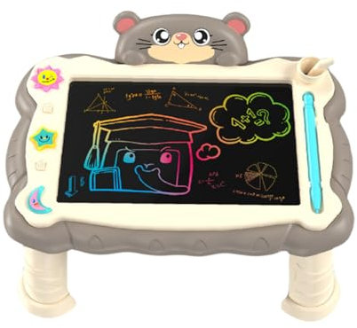 Drawing Tablet for Kids, LCD Drawing Tablet,Pad, The Educational Erasable Pad with Stand - Portable Art Supplies, Reusable Writing Tablet for Practice