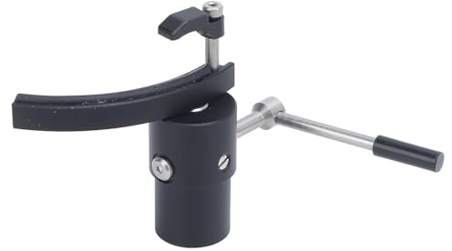 Luocute Automatischer Tonearm Arm Lifter, Aluminiumlegierung Edelstahl Easy Installation Einstellbare Höhe Hydraulische Sicherheit Raiser, Geeignet für LP -Turntable Recorder -Player (Black)