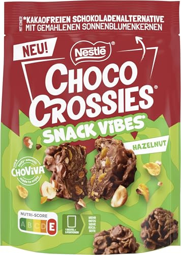 CHOCO CROSSIES Snack Vibes Hazelnut, 1er Pack (1 x 100g) | Knusprige Cornflakes und knackige Haselnuss-Stückchen umhüllt von zartschmelzender ChoViva, ideal zum Snacken und Teilen