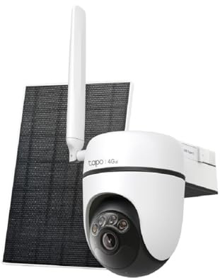 Câmara de Segurança com Painel Solar IP TP-Link Tapo C615G LTE 4G Dome 3MP 2.8mm Exterior IP65