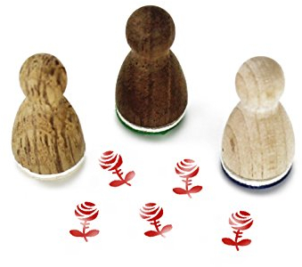 Stemplino Mini Stempel Rose