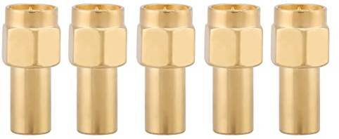 5pcs SMA Male Connector, Coax Terminator RF Coaxial Matched Terminator Termination Load SMA Terminator 50 Ohm 2W