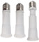 DZYDZR 3pcs Retrattile Portalampada E27 a E27 Prolunga Adattatore Bianco 110mm - 135mm Per Lampadine a LED