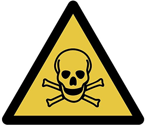 Warnung vor giftigen Stoffen 300 mm