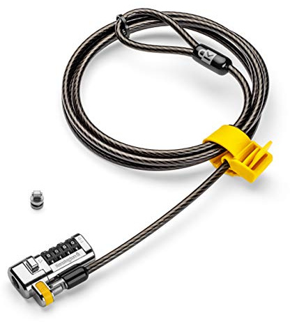 Kensington ClickSafe® K67936WW Zahlenschloss für keilförmigen Sicherheitsschlitz