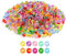1020 perlas de cristal facetadas de 6 mm, perlas de cristal redondas multicolores, perlas sintéticas surtidas para manualidades, pulseras y joyas