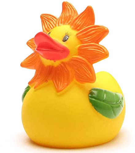 Duckshop I Blume Badeente I Quietscheente I L: 9 cm