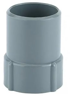 Embout PVC à coller, mâle 40 mm, pour flexible FITOFLEX