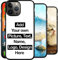 Personalised Phone Case compatible with iPhone 13 Pro Max, Add Your Text, Picture, Design, Logo on Shockproof Bumper back Cover Customised Gift idea for Birthday, Wedding, Anniversary, Special Moments
