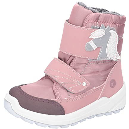 RICOSTA Mädchen Winterstiefel GAREI,Kinder Boots,WMS:Mittel,lose Einlage,Sympatex,waschbar,wasserdicht,Winterboots,warm,Sucre/Candy (320),27 EU