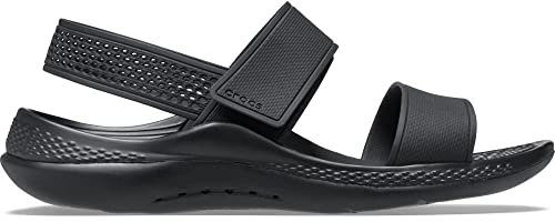 Crocs Herren LiteRide 360 Sandal W Sandalen, Black, 33/34 EU