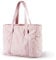 BAGSAMRT Tote Bag for Women with Zipper, Work Handbags & Shoulder Bags Gym Tote with Yoga Mat Buckle for Travel, Beach, Dance, Teacher, Nurse, Medium