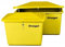 Cemo 10974 Streugutbehälter, PLUS3 200 L, Gelb, RAL 1016 ohne Entnahme