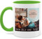 Tasse Tassen 325ml - eigenem - Foto Bild Geschenk I Dein Bild und Text - 325 ml - Hellgrün - fototasse customized mug with photo selbst drucken fotos kaffeebecher bildtasse freundschaftstasse