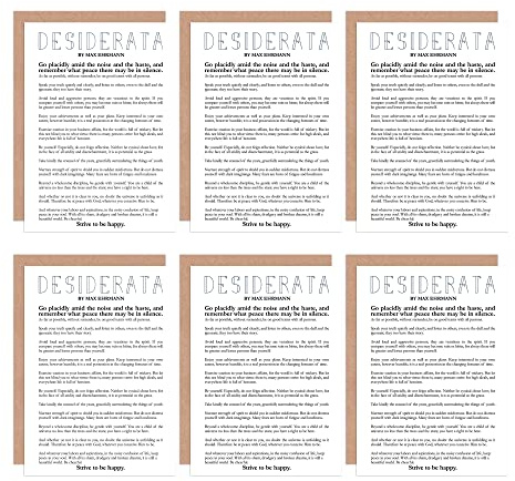 Wee Blue Coo QUOTE CARDS MCL (Desiderata - Pack of 6)