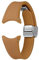 Samsung D-Buckle ET-SHR93 Bracelet Hybride en Cuir synthétique pour Galaxy Watch6 avec Boucle déployante réglable Camel