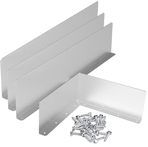 Aznever Rain Gutter Valley Spritzschutz, Regenrinnen-Dachrinnenschutz Aus Aluminium, Regenumlenker Für Das Dach