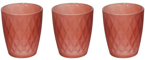 Tognana Jenny Mat Lot de 3 verres 320cc Verre Rouge