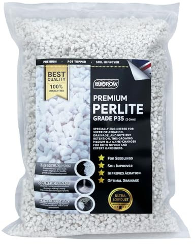 UKGrow Essential Perlite 2L: Horticultural Excellence in Medium Granules for Thriving Plants (P35, 3-5mm)