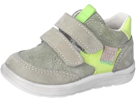 RICOSTA Jungen Stiefel Kito, Kinder Lauflernschuhe, Weite: Mittel, lose Einlage, Sympatex, wasserdicht, Klettstiefel, Booties, eukalyptus (530), 26 EU