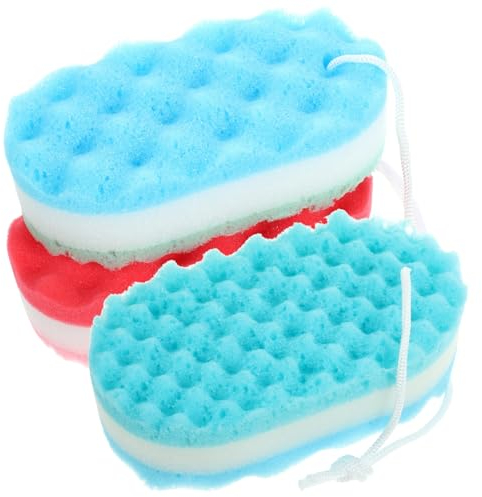 POPETPOP 9 Uds Esponja De Baño Gel De Baño Loción Corporal Jabón Corporal Esponja De Limpieza Esponja Exfoliante Corporal Limpiador De Limpieza Estropajos De Baño Para El Hogar Esponjas De