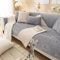SANTUO Sofabezug Antirutsch,Sofa überzug Sofaschoner rutschfest,Sofa Cushion Sofaschutz L Form Ecksofa,Couch Bezug Schmutzabweisend Sofaschutz Hund Kratzschutz Katze,Gray4-70x70cm