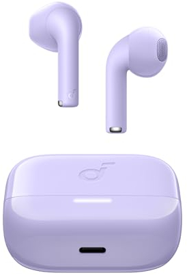 Soundcore K20i Auriculares Inalámbricos Bluetooth Semi In-Ear de Anker, 36 Horas de Reproducción, Carga Rápida, 2 Micrófonos ENC, Ecualizador Personalizado, IPX5, Bluetooth 5.3, Control por App
