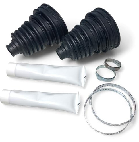 (Lot de 2) Soufflet de cardan côté gauche et droite UNIVERSEL avec graisse et colliers pour véhicule léger CITROEN PEUGEOT ALFA FIAT FORD RENAULT