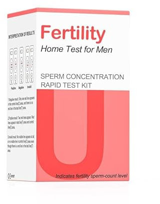 Kit de Prueba de Fertilidad Masculina para el Hogar - Prueba de Esperma Rápida y Precisa
