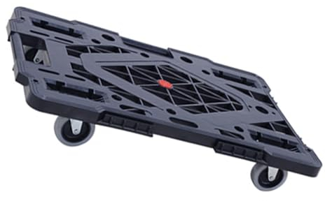 Transportwagen für Möbel, Stabile Rollen, Flexibles Design für Tisch, Sofa, Klavier, Schwarz