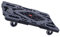 Transportwagen für Möbel, Stabile Rollen, Flexibles Design für Tisch, Sofa, Klavier, Schwarz