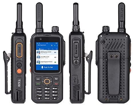 G camolech Radio bidirezionale Inrico T320 4G Internet Mobile Radio a lungo raggio Walkie talkie WiFi Bluetooth Radio Compatibile con Zello CB Radio Kit Completo